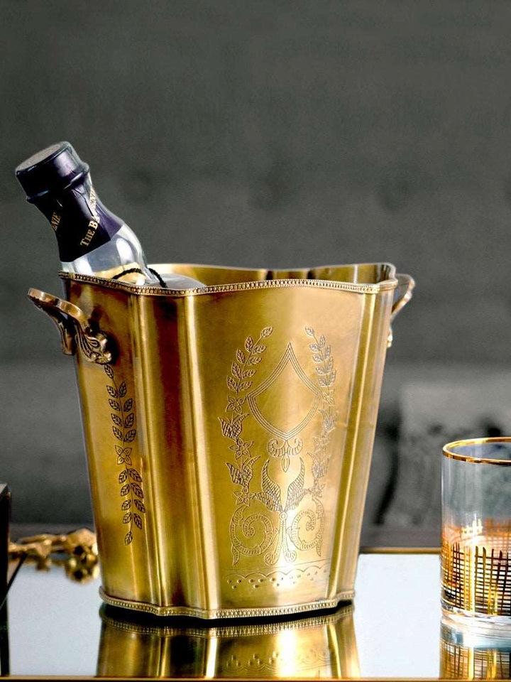 European-Style Hand-Carved Brass Red Wine Champagne Ice BucketTheWellBeing1European-Style Hand-Carved Brass Red Wine Champagne Ice BucketCulinaryWellBeing