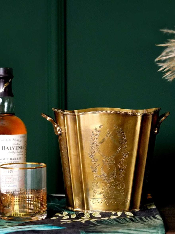 European-Style Hand-Carved Brass Red Wine Champagne Ice BucketTheWellBeing1European-Style Hand-Carved Brass Red Wine Champagne Ice BucketCulinaryWellBeing