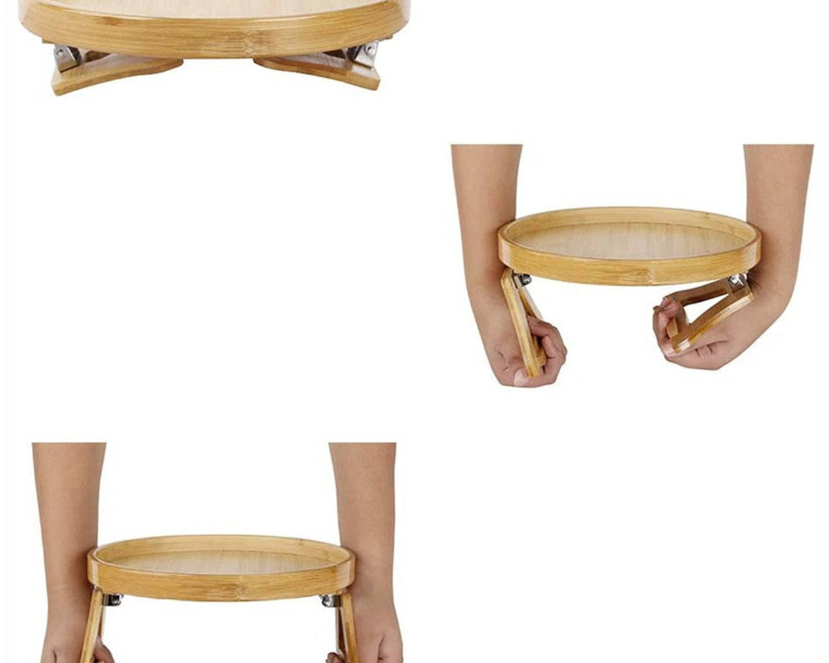 Wooden Snack Tray Sofa Table Armrest Tray Foldable Table Storage Rack Product size: 25 * 25 * 12.5cmPackage size: 4 * 26 * 26.5cmNet weight: 350g gross weight: 430gSpecifications:Features:1.【Multifunctional storage】 – can place remote TheWellBeing1Wooden Snack Tray Sofa Table Armrest Tray Foldable Table Storage Rack Pad Coaster Plate Holders Kitchen Decorative AccessoriesCulinaryWellBeing