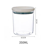 Sealed Ring Bottles Kitchen Storage Box Transparent Food Canister Keep Fresh New Clear Container - Culinarywellbeing