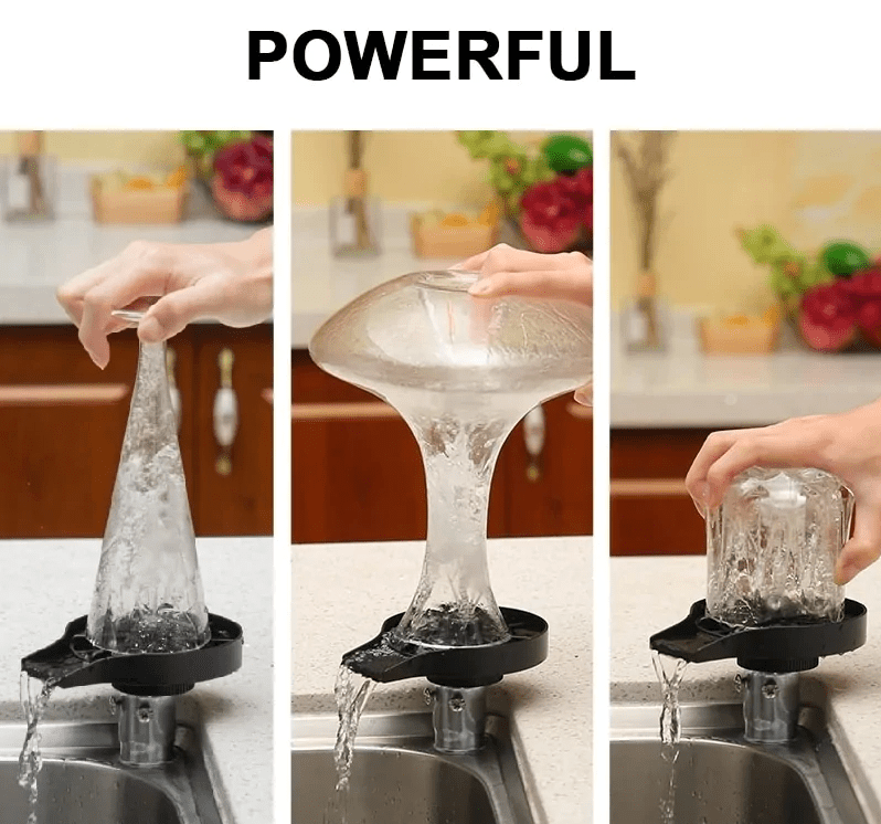 Glass Rinser for Kitchen Sink Automatic Cup Washer - Culinarywellbeing