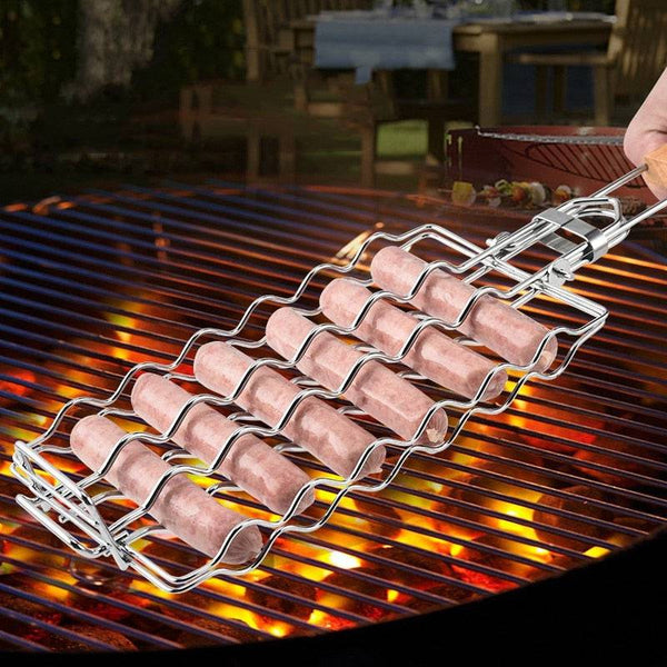 Stainless Steel Removable Folding Portable Grill Net  BBQ ToolsSpecification:
Material: 304 Stainless steel(Food grade material, FDA/LFGB/DGCCRF Certification)
Package includes: 1 pcs Grill meshTheWellBeing1Stainless Steel Removable Folding Portable Grill Net BBQ ToolsCulinaryWellBeing