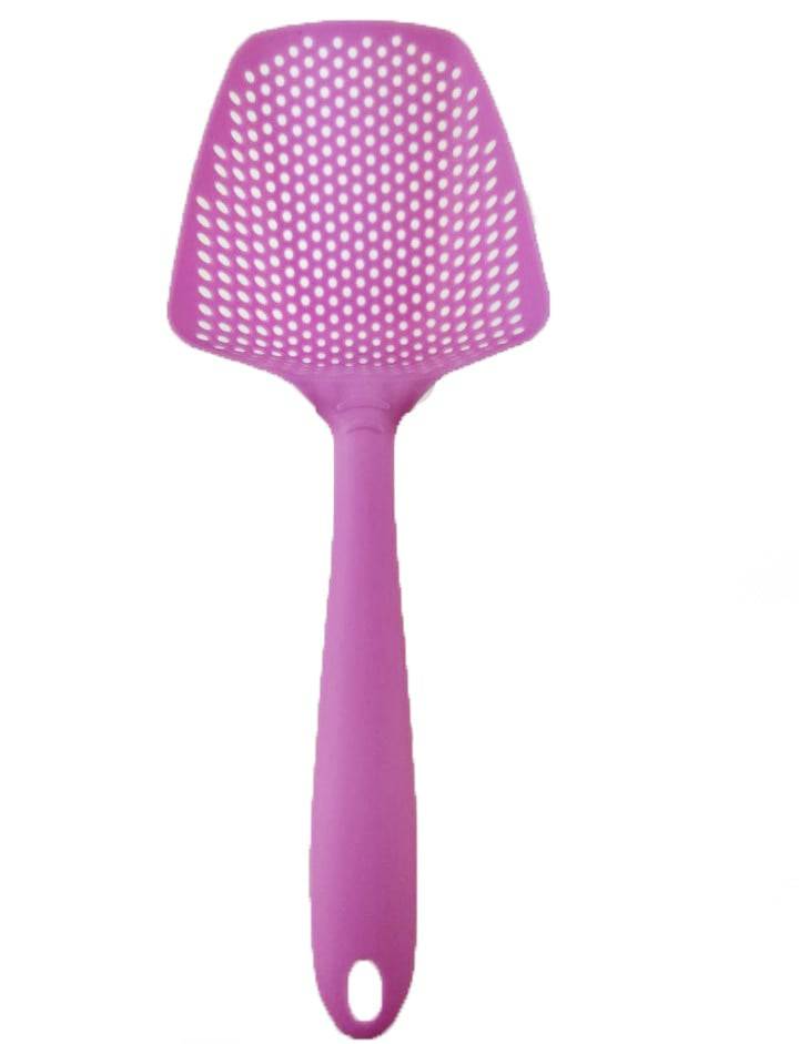 Spoon Filter Cooking Shovel Strainer Scoop Nylon Spoon Kitchen Accessories Nylon Strainer Scoop Colander Leaking Shovel Tool - Culinarywellbeing