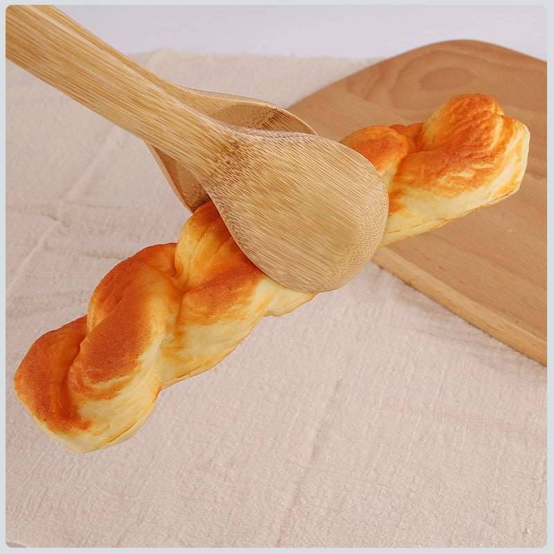 Bamboo Food Toaster Tongs Salad Cake Snack Clip Grip Silicone Handle B100% brand new &amp; high quality!Practical kitchen tongs, applicable for serving bread, toast, dessert, salad, fruit, etc.Specifications:Material: Bamboo +SiliconeCTheWellBeing1Bamboo Food Toaster Tongs Salad Cake Snack Clip Grip Silicone Handle Bake Bread BBQ Tongs ClampCulinaryWellBeing