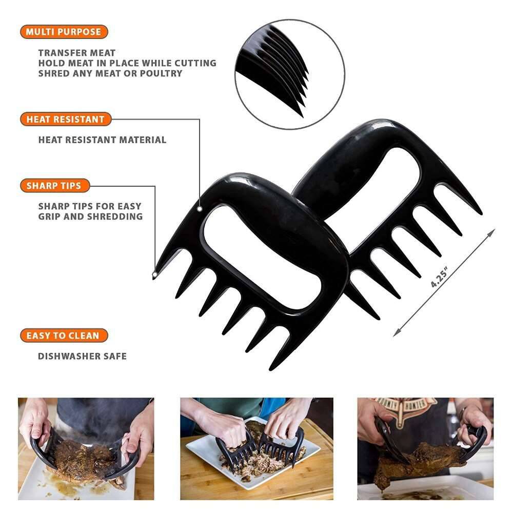 BBQ Cooking Gloves Meat Claws Cooking Thermometer BBQ Grilling - Culinarywellbeing