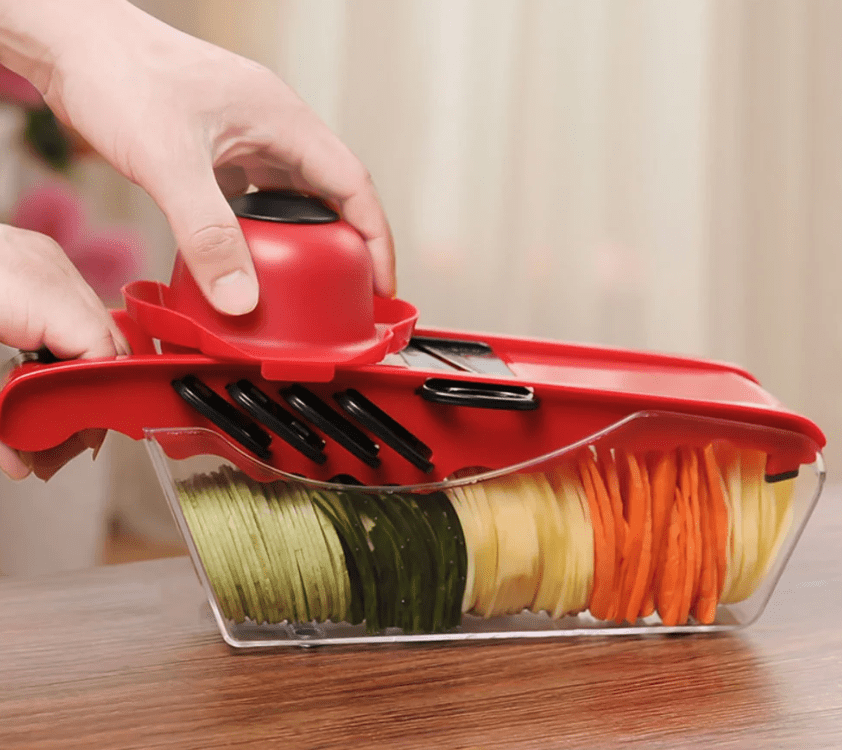 Vegetable Slicer - Multifunction Kitchen Slicer for Safe & Easy Cutting