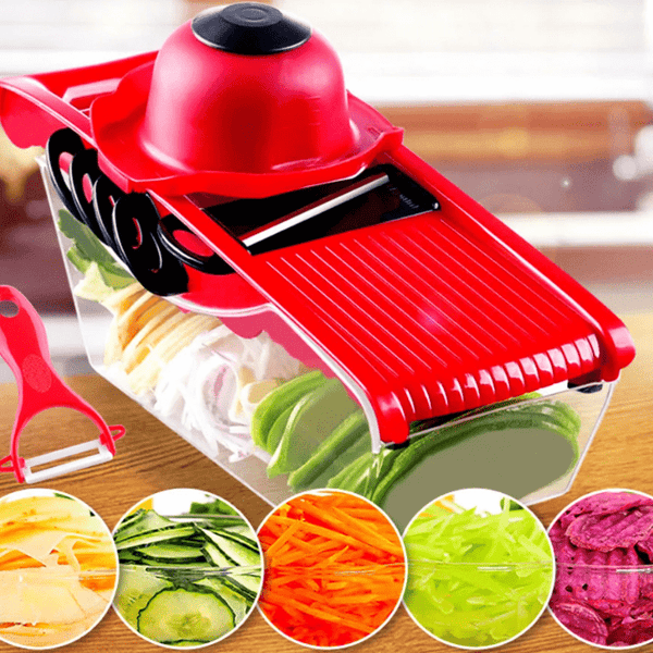 Multifunction Kitchen Slicer 6 Blades - Culinarywellbeing