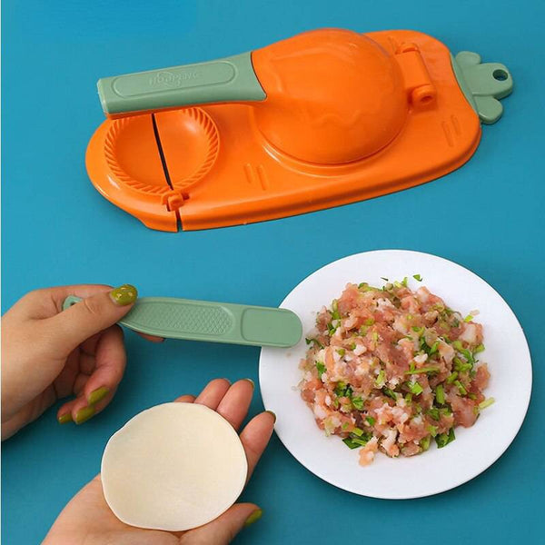 TheWellBeing™2-in-1 Manual Dumpling Press: DIY
Dumpling Crust & Wrapper Maker Kitchen
Gadget - Culinarywellbeing