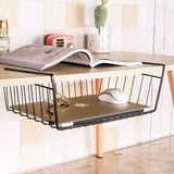 Metal Iron Kitchen Organizer Shelf Desk Cabinet Storage Rack Under TabProduct Name: Organizer Storage Rack
Scope of application: stationery, books and magazines
Model: storage hanging basketStyle: modern minimalistMaterial: IronProductTheWellBeing1Metal Iron Kitchen Organizer Shelf Desk Cabinet Storage RackCulinaryWellBeing