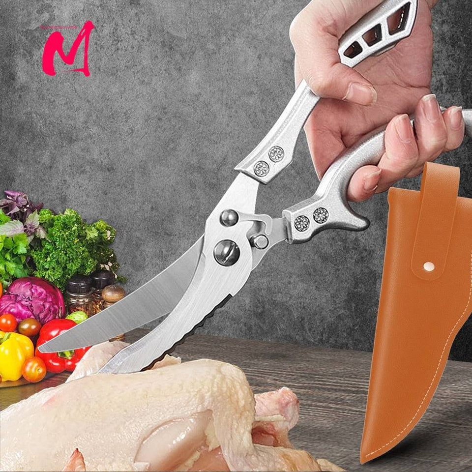 Scissors Chicken Bone Kitchen Shears,Duck Fish Cutter 4Cr Stainless StAbout this item


Two pattern lock designs can support your heavy-duty scissors under different conditions. In the locked mode, safety is maximized to prevent accideTheWellBeing1Scissors Chicken Bone Kitchen Shears,Duck Fish Cutter 4Cr Stainless Steel Fish Scissors Scale Clean Cook Scissors KnifeCulinaryWellBeing