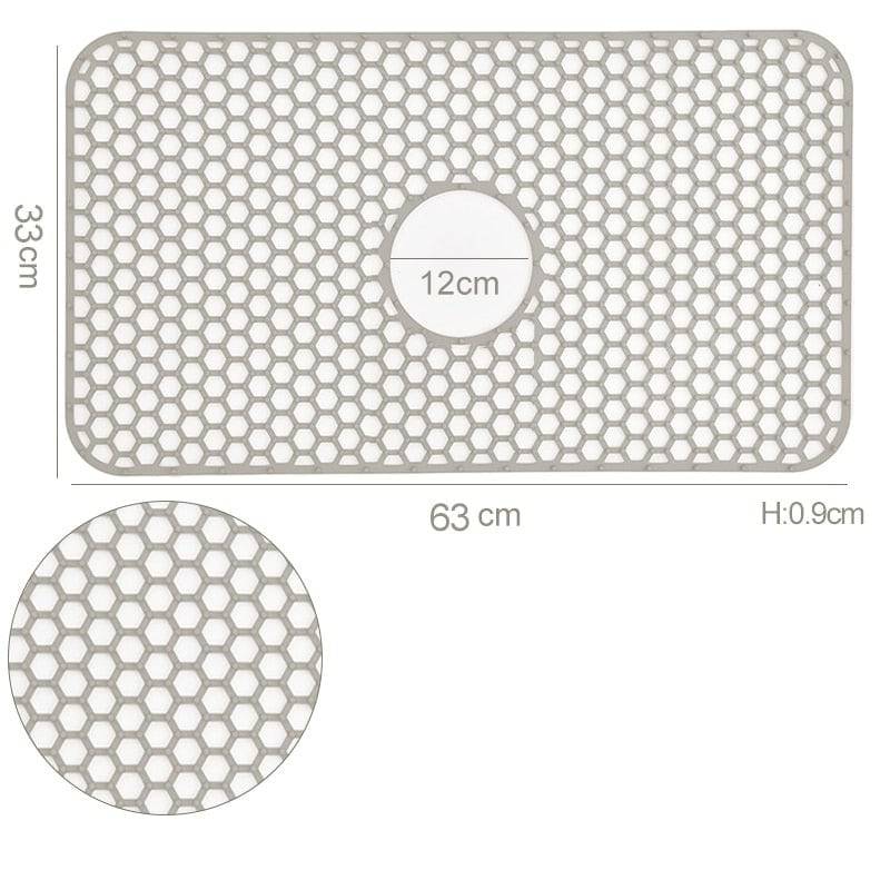 Sink Protectors for Kitchen Sink,Sink Mat,Grid Silicone Kitchen Sink Mat for Bottom of Stainless Steel Sink,Heat resistant mat - Culinarywellbeing