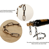 Chain Wine Holder - Stylish & Gravity-Defying Wine Bottle Display - Culinarywellbeing