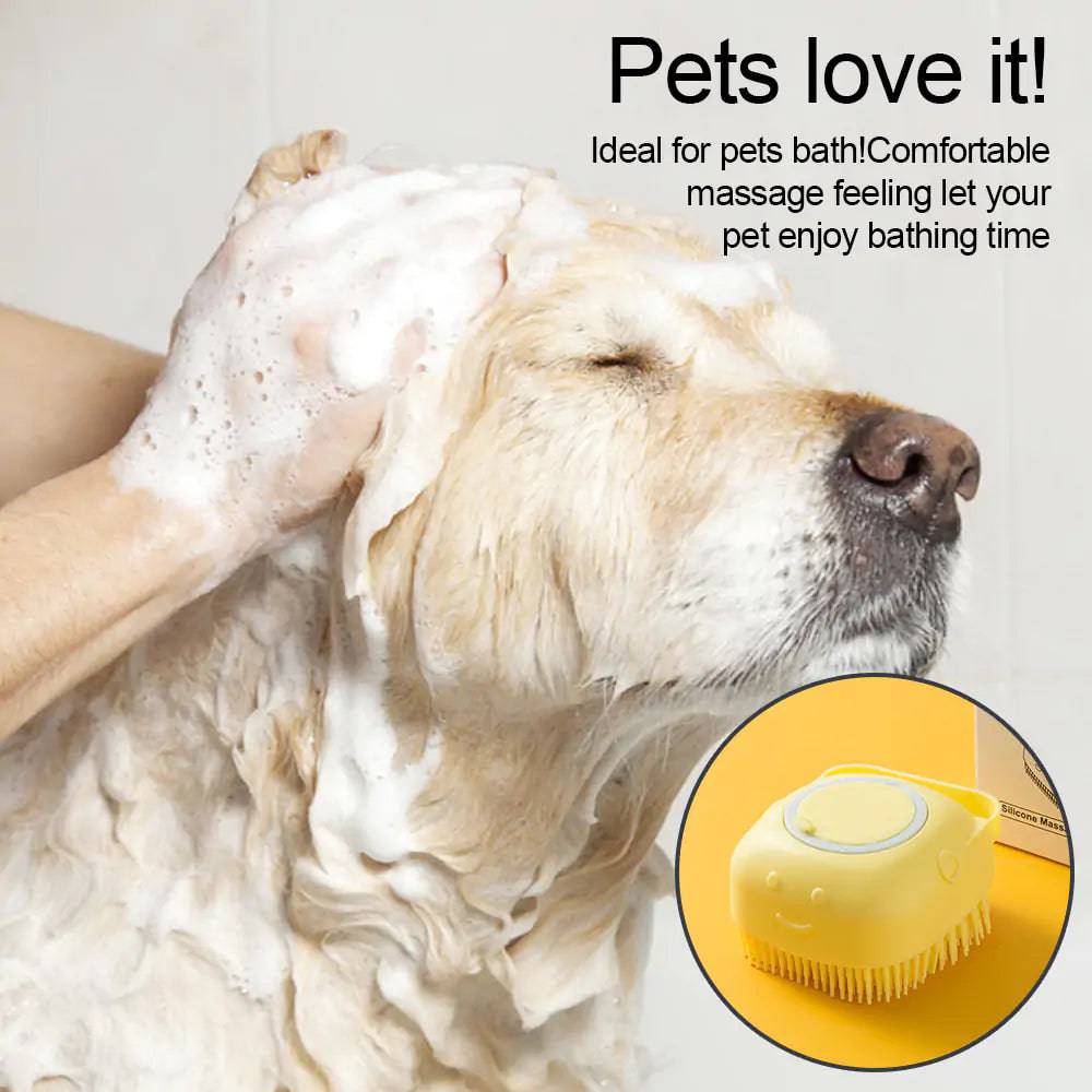 Soft Silicone Dog Brush - Culinarywellbeing