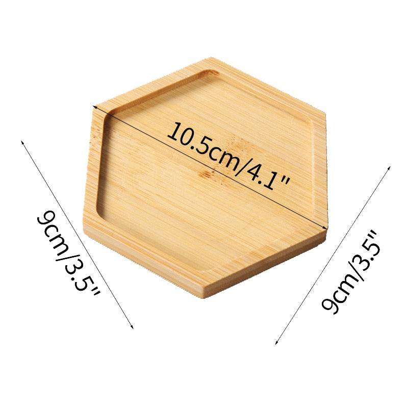 Multi-functional Bamboo Tray Wood Saucer Flower Pot Tray Cup Pad CoastTheWellBeing1Multi-functional Bamboo Tray Wood Saucer Flower Pot Tray Cup Pad Coaster Plate Creative Coaster Coffee Cup MatCulinaryWellBeing