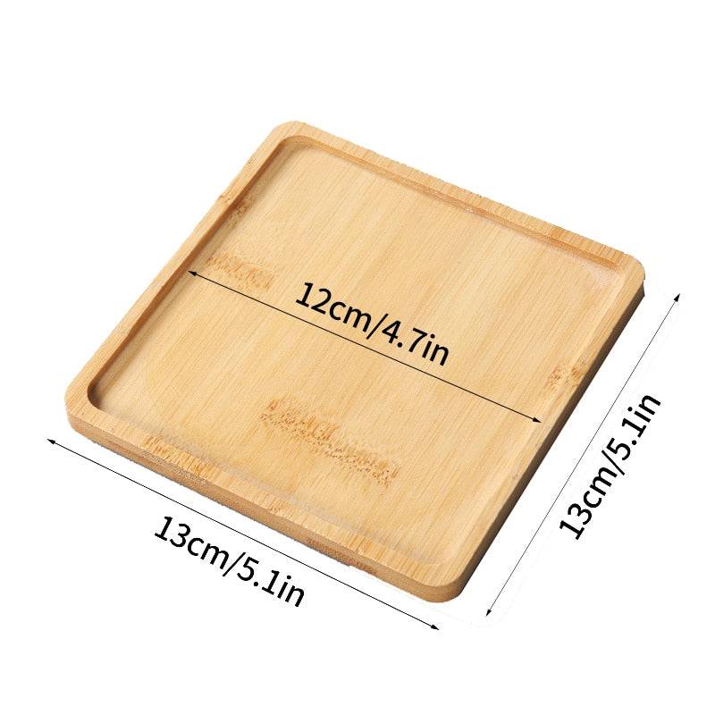 Multi-functional Bamboo Tray Wood Saucer Flower Pot Tray Cup Pad CoastTheWellBeing1Multi-functional Bamboo Tray Wood Saucer Flower Pot Tray Cup Pad Coaster Plate Creative Coaster Coffee Cup MatCulinaryWellBeing