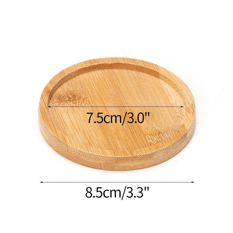 Multi-functional Bamboo Tray Wood Saucer Flower Pot Tray Cup Pad CoastTheWellBeing1Multi-functional Bamboo Tray Wood Saucer Flower Pot Tray Cup Pad Coaster Plate Creative Coaster Coffee Cup MatCulinaryWellBeing