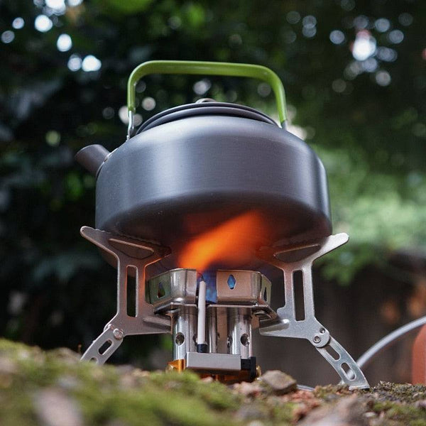 Outdoor Portable Three Head Stove Camping Windproof Stove Camping Picnic Burner Outdoor Foldable Gas Stove - Culinarywellbeing