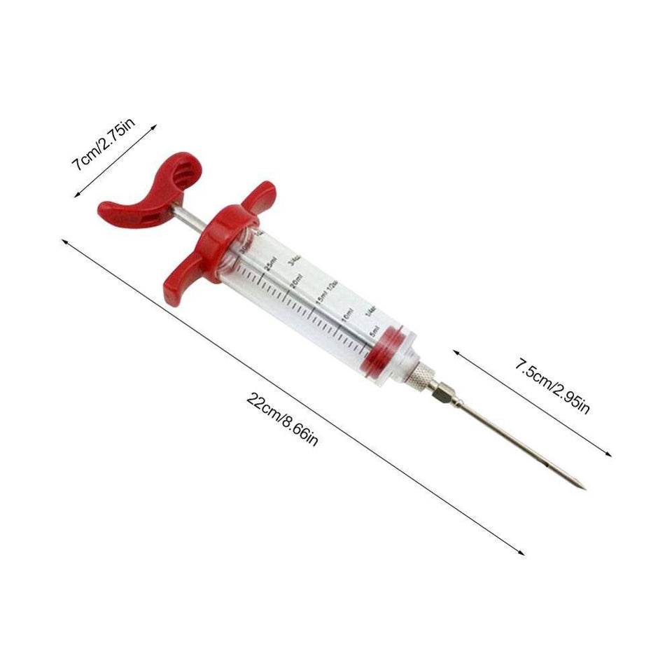 Barbecue BBQ Needle Tools Set Grill Syringe Sauce Injector Roast Needle - Culinarywellbeing