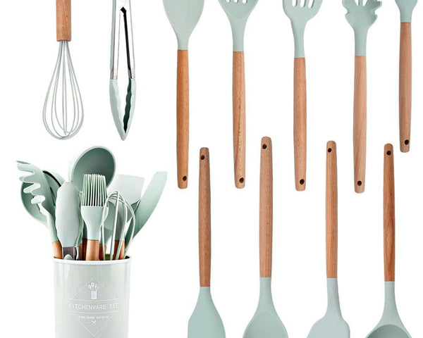 Heat ReNon-Stick Cooking Utensils Baking Tools With Storage Box ToolsTheWellBeing1Heat ReNon-Stick Cooking Utensils Baking ToolsCulinaryWellBeing