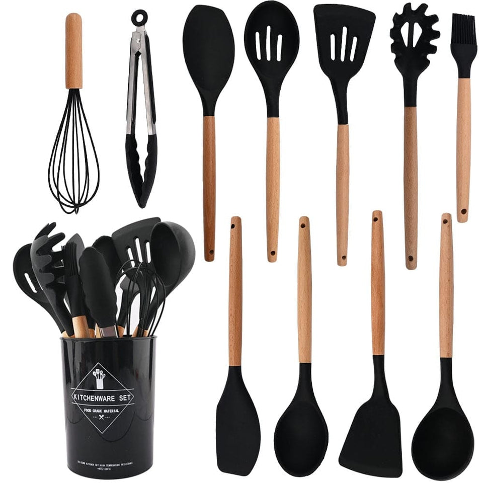 Heat ReNon-Stick Cooking Utensils Baking Tools With Storage Box ToolsTheWellBeing1Heat ReNon-Stick Cooking Utensils Baking ToolsCulinaryWellBeing