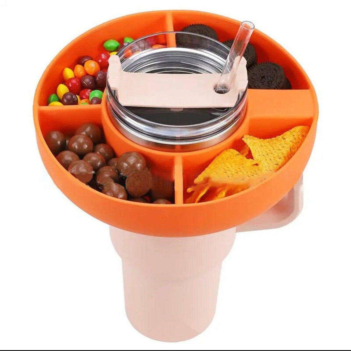 Multifunctional Triple Top Snacks & Drinks Bowl for Stanley Quencher 30/40 oz - Culinarywellbeing