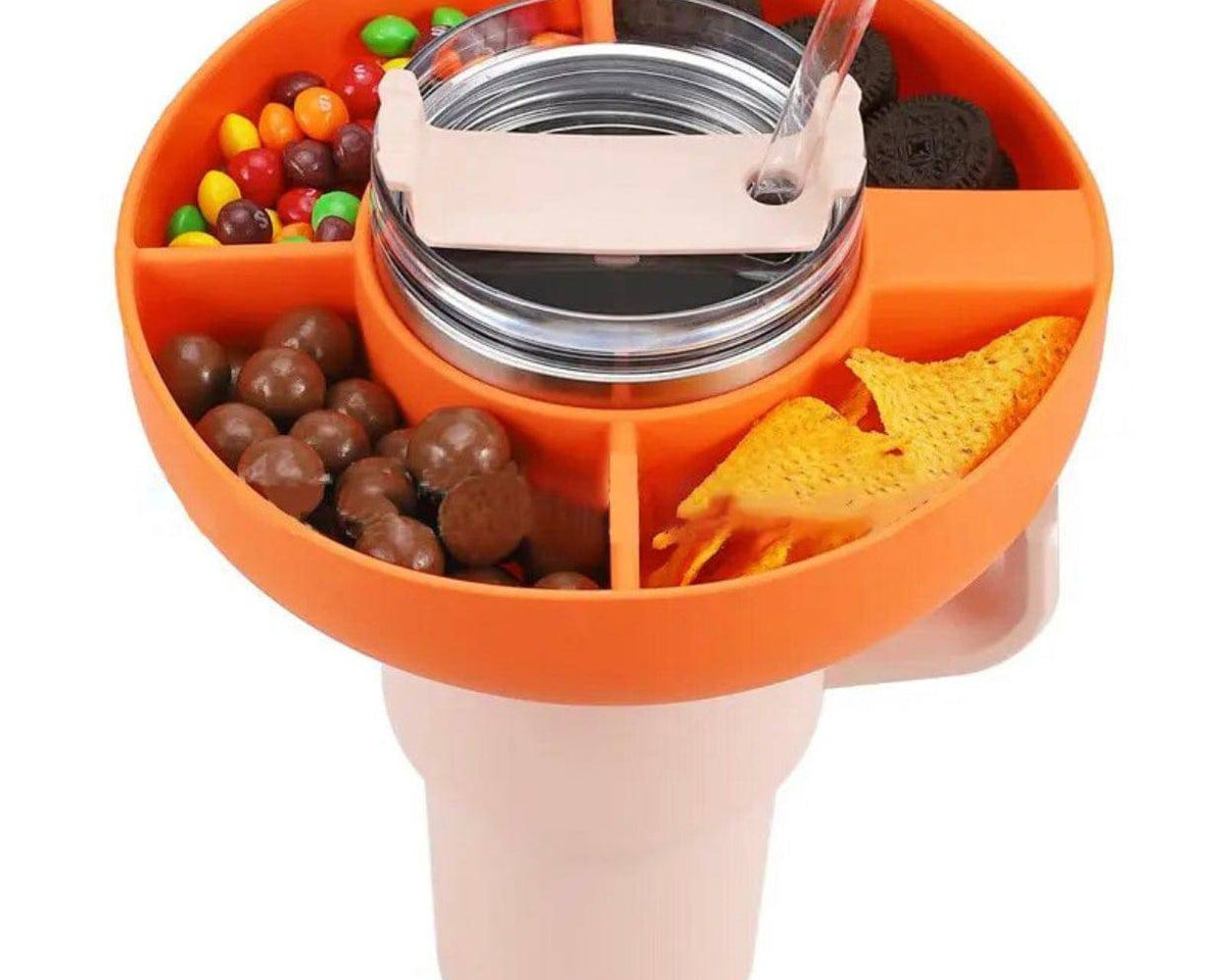Multifunctional Triple Top Snacks & Drinks Bowl for Stanley Quencher 30/40 oz - Culinarywellbeing