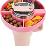 Multifunctional Triple Top Snacks & Drinks Bowl for Stanley Quencher 30/40 oz - Culinarywellbeing