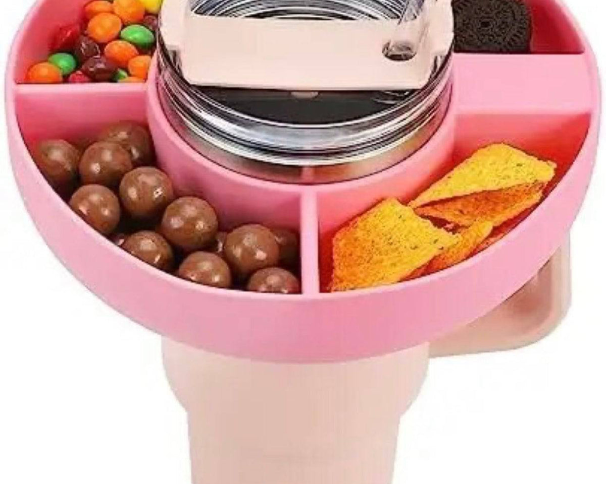 Multifunctional Triple Top Snacks & Drinks Bowl for Stanley Quencher 30/40 oz - Culinarywellbeing