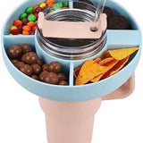 Multifunctional Triple Top Snacks & Drinks Bowl for Stanley Quencher 30/40 oz - Culinarywellbeing