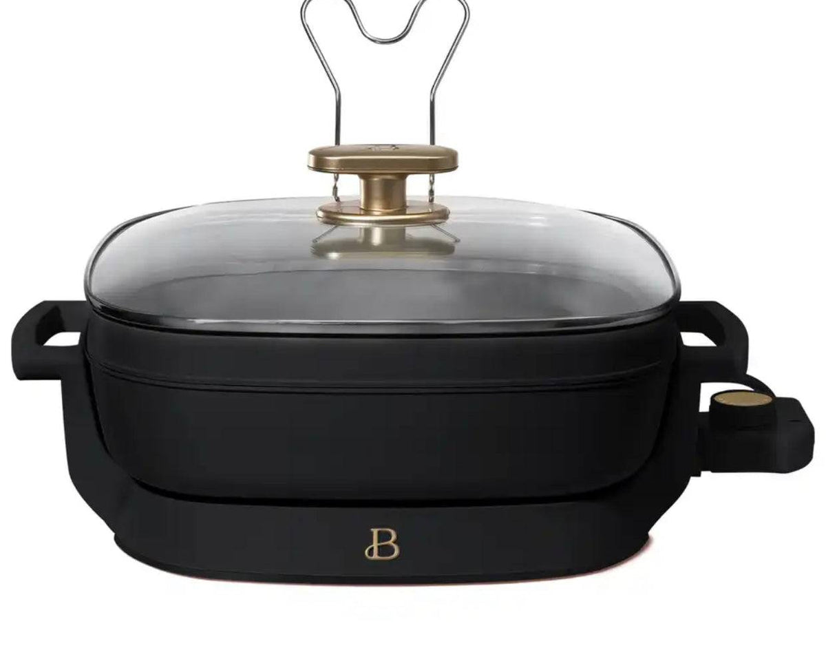 5-in-1 Electric Expandable Skillet 7 QT - Culinarywellbeing