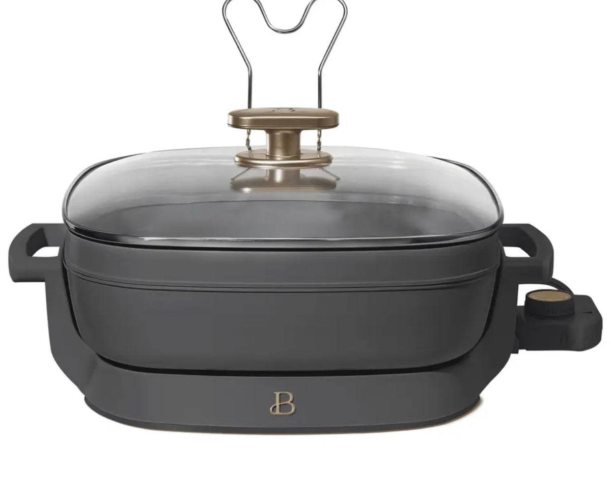 5-in-1 Electric Expandable Skillet 7 QT - Culinarywellbeing