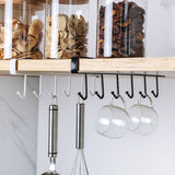 TheWellBeing™ 6 Kitchen Cupboard Hanging Hooks - Multi-Purpose Closet TheWellBeing1TheWellBeing™ 6 Kitchen Cupboard Hanging Hooks - Multi-Purpose ClosetCulinaryWellBeing