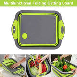 Folding Cutting Board - Multifunctional Collapsible Sink Drain Basket - Culinarywellbeing