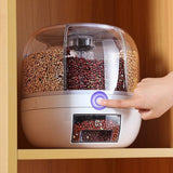 TheWellBeing™ 360° Rotating Rice Dispenser - Moisture-Proof Food Storage - Culinarywellbeing