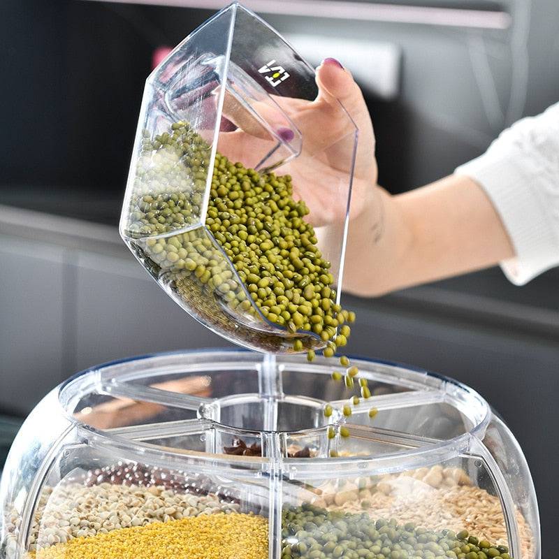 TheWellBeing™ 360° Rotating Rice Dispenser - Moisture-Proof Food StoraTheWellBeing1TheWellBeing™ 360° Rotating Rice Dispenser - Moisture-Proof Food StorageCulinaryWellBeing