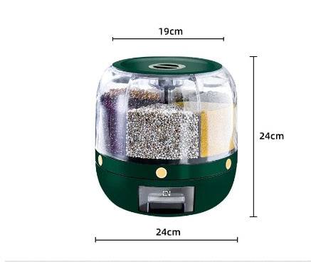 TheWellBeing™ 360° Rotating Rice Dispenser - Moisture-Proof Food StoraTheWellBeing1TheWellBeing™ 360° Rotating Rice Dispenser - Moisture-Proof Food StorageCulinaryWellBeing