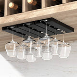 Under Cabinet Free Punching Holder Wine Glass Rack Multipurpose ClassiThis brand new, high-quality Kitchen Under Cabinet Free Punching Holder Wine Glass Rack is designed with convenience in mind. Its space-saving construction doesn't oTheWellBeing1Cabinet Free Punching Holder Wine Glass Rack Multipurpose Classification Stemware Glass Cup Hanging Holder ToolsCulinaryWellBeing