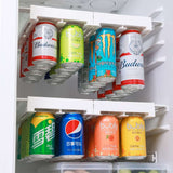 Beer Soda Can Storage Rack Refrigerator Slide Under Shelf - Culinarywellbeing