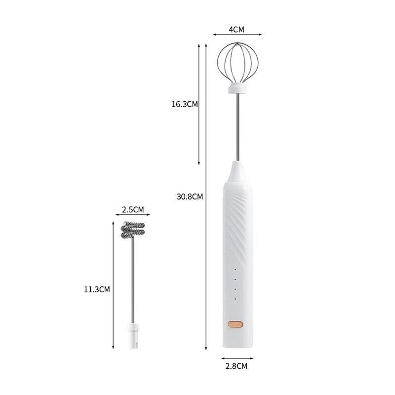 USB Electric Handheld Egg Beater & Coffee Frother: Portable Kitchen Mi1. Stainless steel, not easy to rust.

2. Simple operation, detachable design, convenient cleaning.
3. Suitable for home kitchen or restaurant kitchen.
4. Used for sTheWellBeing1USB Electric Handheld Egg Beater & Coffee FrotherCulinaryWellBeing