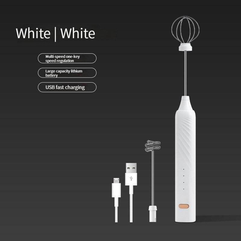 USB Electric Handheld Egg Beater & Coffee Frother: Portable Kitchen Mi1. Stainless steel, not easy to rust.

2. Simple operation, detachable design, convenient cleaning.
3. Suitable for home kitchen or restaurant kitchen.
4. Used for sTheWellBeing1USB Electric Handheld Egg Beater & Coffee FrotherCulinaryWellBeing