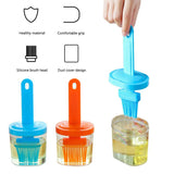 Silicone Oil Brush Temperature Resistant Oil Bottle Baking Pancake Barbecue Cooking BBQ Grilling - Culinarywellbeing