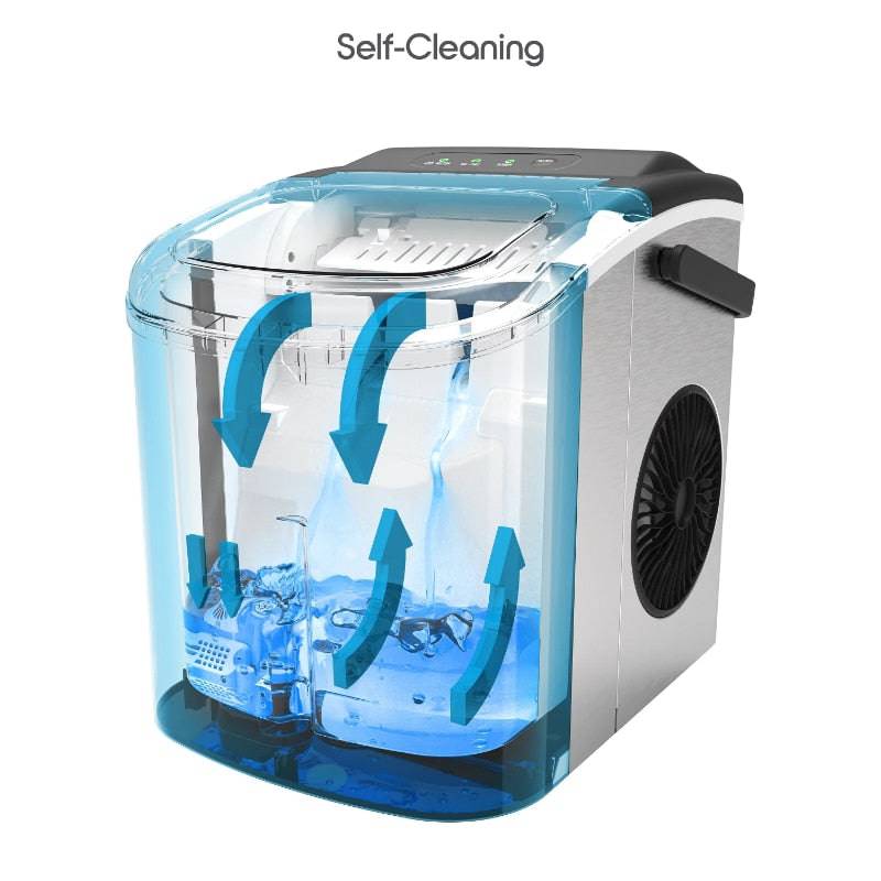 ice machine Ionchill Quick Cube Ice Machine, 26lbs/24hrs Portable Countertop Bulle