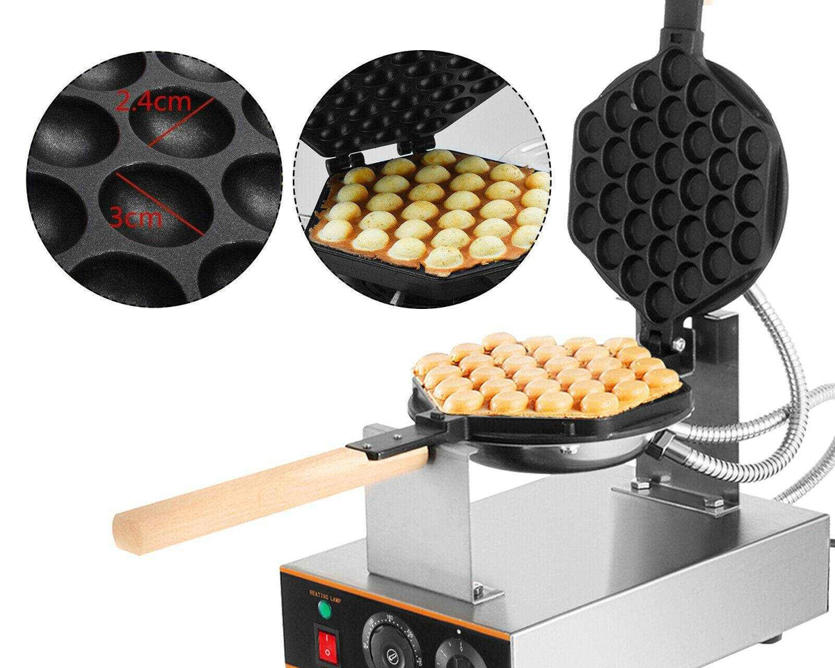 Nonstick Electric Waffle Maker Home Appliance for Bubble Waffles & Snacks - Culinarywellbeing