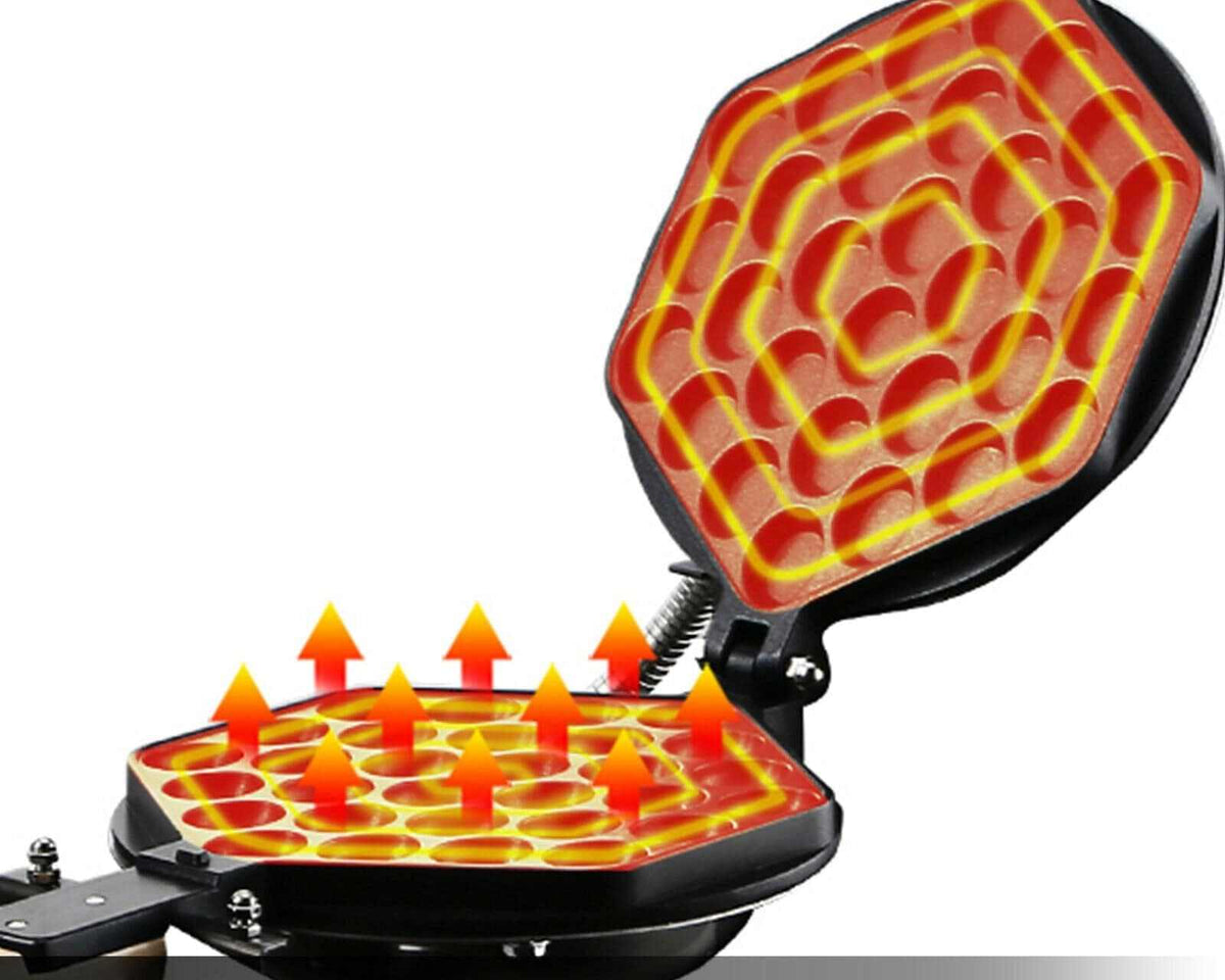 Nonstick Electric Waffle Maker Home Appliance for Bubble Waffles & Snacks - Culinarywellbeing