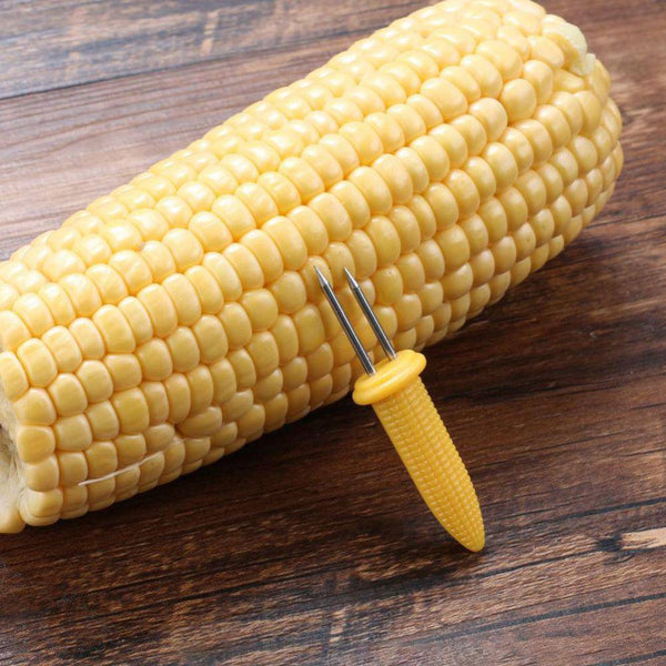 Stainless Steel Corn Skewers: Lightweight BBQ Holders for Outdoor Grilling - Culinarywellbeing