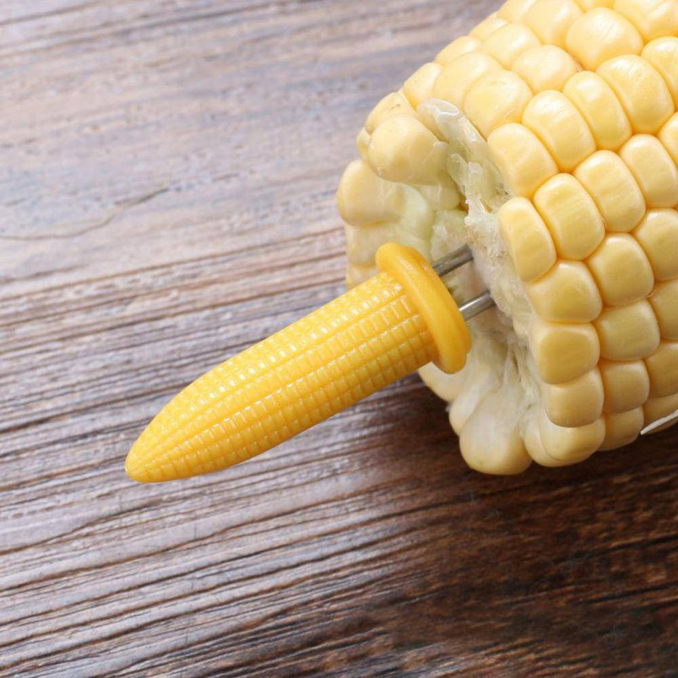 Stainless Steel Corn Skewers: Lightweight BBQ Holders for Outdoor Grilling - Culinarywellbeing
