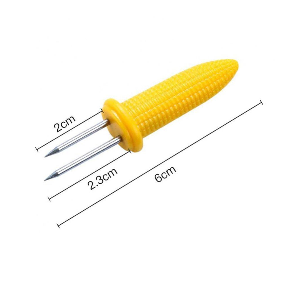 Stainless Steel Corn Skewers: Lightweight BBQ Holders for Outdoor Grilling - Culinarywellbeing