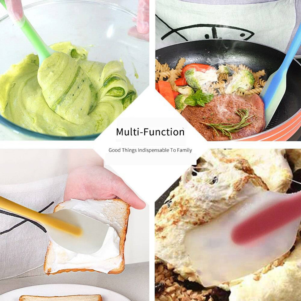 Silicone Scraper Cream Scraper Cake Scraper Baking Tool Semi Transpare1: Silicone material, good quality, high temperature resistance, no odor.
2: The design is very beautiful, and there's no need to worry, it's very sturdy
3. IntegratTheWellBeing1Silicone Scraper Cream Scraper Cake Scraper Baking Tool Semi Transparent Handle High Temperature Resistant 2pcsCulinaryWellBeing