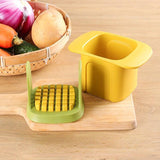 Multifunctional Vegetable Chopper Onion Dicing Artifact French Fries Slicer Kitchen Gadget Cucumber Potato Slicer - Culinarywellbeing