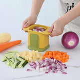 Multifunctional Vegetable Chopper Onion Dicing Artifact French Fries Slicer Kitchen Gadget Cucumber Potato Slicer - Culinarywellbeing